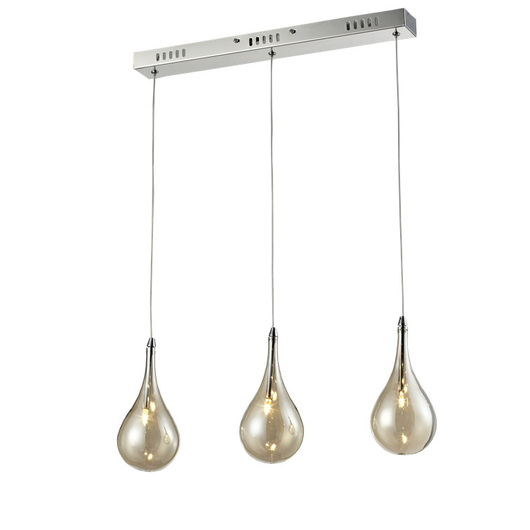 Ivy Bronx Jenny 3Light Kitchen Island Teardrop Pendant Wayfair.co.uk